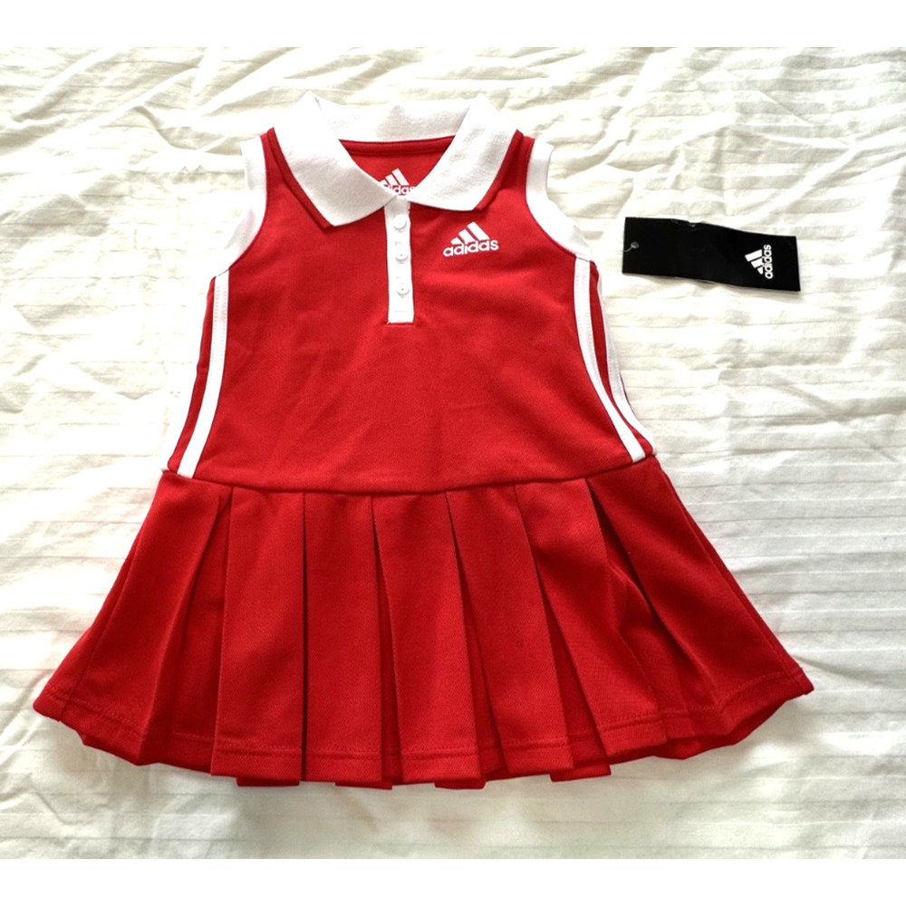 🫐    NWT ADIDAS GIRLS SLEEVELESS DRESSES SIZE 6 MONTHS. 🫐